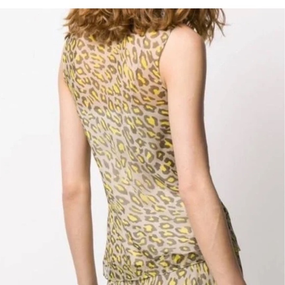Theory Silk leopard print top - Picture 12 of 13